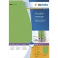 Produktbild: HERMA SuperPrint - Aktenetiketten (File Folder Labels) - grün - 61 x 192 mm - 400 Stck. (100 Bogen x 4) (4299)