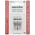 Produktbild: Madeira Organ Sticknadeln Anti-Glue 75/130/705 H-ELP wenn Sie Klebevlies verwend