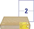 Produktbild: Avery-Zweckform 8018-300 Adress-Etiketten 199.6 x 143mm Papier Weiß 600 St. Permanent haftend Tintenstrahldrucker, Laserdrucker
