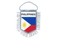 Produktbild: Wimpel Mini Flagge Land Auto Decoration Philippinen Philippinisch