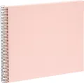 Produktbild: Goldbuch Spiralalbum Bella Vista rosé 34x30 cm weiße Seiten