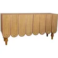 Produktbild: Wanderlust Sideboard, Gold, Holz, 160x81x42 cm, Wohnzimmer, Kommoden & Sideboards, Sideboards