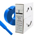 Produktbild: Schrumpfschlauch Blau 2:1 10m Rolle in Spenderbox 1,6mm auf 0,8mm ohne Kleber