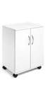 Produktbild: DURABLE Bürowagen TROLLEY, Durable Multifunktionswagen 74/53 geschlossen, weiß, 311502