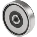 Produktbild: Topfmagnet (Neodymmagnet), Magnet mit Innengewinde M5 ø 25mm, vernickelt