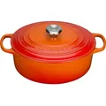 Produktbild: Le Creuset Bräter oval Signature 33 cm Ofenrot