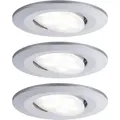 Produktbild: Paulmann Calla LED-Bad-Einbauleuchte 3er Set 18 W IP65 Chrom (matt)