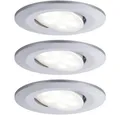Produktbild: Paulmann LED Einbauleuchte HomeSpa LED Einbauleuchte Basisset schwenkbar IP65 rund 90mm 99929, Geringe Einbautiefe, Schwenkbar