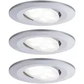 Produktbild: Paulmann Calla LED-Bad-Einbauleuchte 3er Set 18 W IP65 Chrom (matt)
