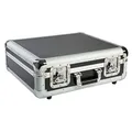 Produktbild: Music Store DJE0003665-000 Plattenspieler Case TT, Robustes Wasserabweisendes Aluminium, Schwarz, Butterfly-Schlösser, Schaumstoffpolsterung, Ideal für DJ Sets & Transport, 540x230x540mm