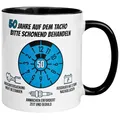 Produktbild: 50 Geburtstag Männer Geschenk Tasse | 50 Jahre auf dem Tacho – Bitte schonend behandeln | Lustige Geschenk Geburtstagstasse mit Spruch 50. Geburtstag | 50ter Geburtstag - Geburtstagsgeschenk Mann