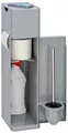Produktbild: WENKO Stand WC Garnitur IMON Toiletten Bürsten Rollen Halter Design Feuchttücher