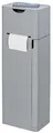Produktbild: WENKO Stand WC Garnitur IMON Toiletten Bürsten Rollen Halter Grau