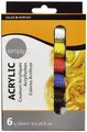 Produktbild: Acrylfarbe Simply 12ml 6er-Set