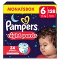 Produktbild: Pampers Baby Dry Night Pants Gr. 6 Windeln, 138 Stück, Monatsbox
