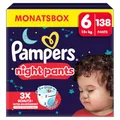 Produktbild: Pampers Night Pants Größe 6, 138 Windeln, 13kg+, Pampers Night Pants Bieten Zusätzlichen Schutz Für Die Ganze Nacht