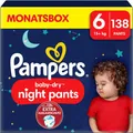 Produktbild: Pampers Night Windeln Pants Größe 6 (15+kg) Baby-Dry, MONATSBOX, Windelhöschen