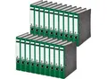 Produktbild: Ordner LEITZ®1050, DIN A4, Rückenbreite 52 mm, Griffloch, geklebtes Rückenschild, Hartpappe, 20 Stück, grün