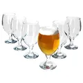 Produktbild: MamboCat 6er Set Pokal-Bierglas 350 ml I 6 Personen I Gläserset, Bierglas mit Fuß I transparentes Pub-Bierglas I Ideal für Pils, helles oder Dunkles Bier, Craft Beer & Co I spülmaschinengeeignet