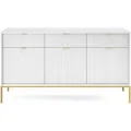 Produktbild: Selsey Sideboard, Weiß, Metall, 3 Schubladen, 154x83x39 cm, Wohnzimmer, Kommoden & Sideboards, Sideboards