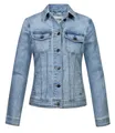 Produktbild: Hailys LS C DJK Ma44cy Frauen Jeansjacke blau L 77% Baumwolle, 21% Polyester, 2% Elasthan Streetwear