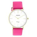 Produktbild: Oozoo Damen Armbanduhr Vintage Series C20309 Analog Leder pink UOC20309 Analoguhr