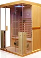Produktbild: Dewello Infrarotkabine Infrarotsauna KINGSTON 130cm x 105cm inkl. Vollspektrumstrahler, Bodenstrahler