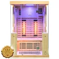 Produktbild: Infrarotkabine Infrarotsauna Wärmekabine Saunakabine Sauna 2 Person Vollspektrum