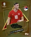 Produktbild: Topps EURO EM 2024 Sticker SRB SP - Dusan Vlahovic - Star Player Gold Signature