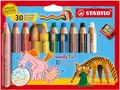 Produktbild: Buntstift, Wasserfarbe & Wachsmalkreide - STABILO woody 3 in 1 - Jubiläumseditio
