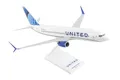 Produktbild: Daron Boeing 737-800 United Airlines New Livery Scale 1/130, Kunststoff, Blau-weiß (Blue-White), Flugzeugmodell, Sculptur, Modellflugzeug