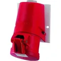 Produktbild: Mennekes 16A5P 6H400V Wanddose 31 ** TwinCONTACT IP44 - Rot