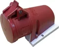 Produktbild: MENNEKES Wanddose TwinCONTACT 31 | CEE-Steckdose 5-polig 16A 6h | 400V IP44 | schraublose Klemme | Aufputz | rot
