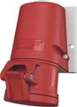 Produktbild: Mennekes 31 Wandsteckdose mit TwinCONTACT 16A 5-polig 6h 400V IP44