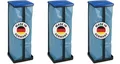 Produktbild: ALPFA Müllsackständer 3er Set 120 Liter Abfallsammler Gelber Sack Ständer Müllbeutel, Made in Germany