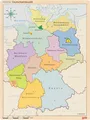 Produktbild: goki 57417 Puzzle im Puzzle Deutschland 30 x 40 x 1 cm, Holz, 3 Schichten, 98 Teile, bunt
