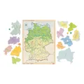 Produktbild: goki 57417 - Puzzle Deutschland: 30 x 40 x 1 cm, Holz, 3 Schichten, 98 Teile