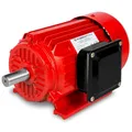 Produktbild: EBERTH Elektromotor 400V mit 2,2 kW Leistung, Drehstrommotor aus Aluminium, 3-Phasen, Drehzahl 2840 U/min., Stromstärke 4,8 A, Leistungsfaktor 0,95, Asynchronmotor für Einsatz in Industrie, 27 kg