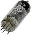 Produktbild: BTB Vertrieb EBC 81 = 6 BD 7A Elektronenröhre Doppeldiode-Triode 250V 1A Polzahl: 9 Sockel: Noval Inhalt 1St.
