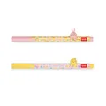 Produktbild: Legami – Set mit 2 Gelstiften Lovely Friends, Hoppy Easter, limitierte Auflage, abnehmbares und wiederverwendbares Deko-Tierchen, rollt nicht weg, rosa und violette Tinte