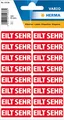 Produktbild: HERMA 15036 Eilt Aufkleber, 320 Stück, 12 x 40 mm, selbstklebend, klein, eilt sehr Warnhinweis Etiketten für Express-Sendungen und Briefe, Papier Hinweisetiketten Versandaufkleber, rot