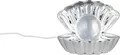 Produktbild: Reality Leuchten LED Tischleuchte SHELLY, Deko Tischlampe in Muschelform mit RGB Farbwechsel, 0,8W 15Lm, Ein-/Ausschalter, Farbwechsel, USB-Ladefunktion, LED fest integriert, RGB, Muschel Tischlampe mit Glitzerkugel und Farbwechsel inkl USB-Ladekabel