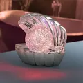 Produktbild: LED-Tischleuchte Shelly, chromfarben, Kunststoff, 18 cm, RGB
