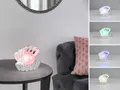 Produktbild: Ausgefallene USB Tischlampe mit Farbwechsel RGB Beleuchtung, kleine Muschellampe