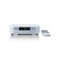 Produktbild: Lenco FM-Küchenradio mit Bluetooth, LED-Beleuchtung und Zeitschaltuhr Weiß