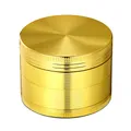 Produktbild: LIHAO Pollen Grinder Crusher für Spice,Kräuter,Gewürze,Herb,Kaffee 4-teiliges Set mit Pollen Scraper (Golden)