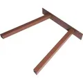 Produktbild: Tischuntergestell A-Form Rostoptik 700 mm x 710 mm