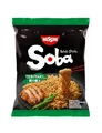 Produktbild: Nissin Soba Bag – Teriyaki, 9er Pack, Wok Style Instant-Nudeln japanischer Art, mit Teriyaki-Sauce, schnelle Zubereitung, asiatisches Essen (9 x 110 g)