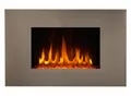 Produktbild: CHEMIN'ARTE - Elektrischer Wandkamin Pure Inox 90 cm LED-Flammeneffekt, programmierbare Heizung, Fernbedienung