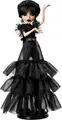 Produktbild: Monster High Wednesday Puppe, Rave’N Wednesday Sammelfigur in schwarzem Gothic-K